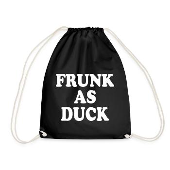 Frunk as duck - Turnbeutel - Schwarz - Vorne
