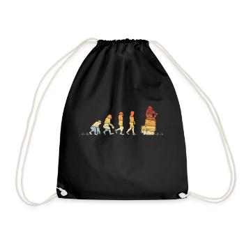 Imker Bienen Evolution Bienen Flüsterer Imker Gesc - Turnbeutel - Schwarz - Vorne