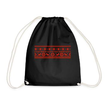 Noël - Sac de sport léger - noir - Devant