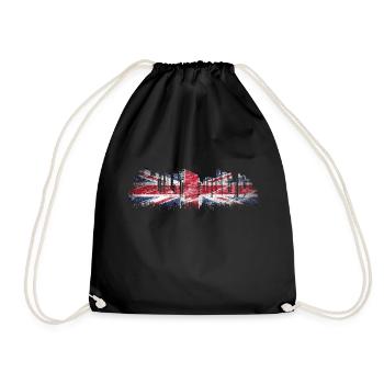 Angleterre Royaume-Uni Londres Anglais britannique Royaume-Uni - Sac de sport léger - noir - Devant
