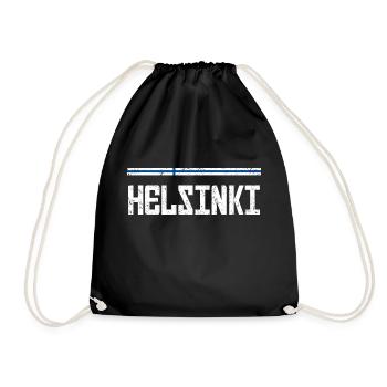 Helsinki - Turnbeutel - Schwarz - Vorne