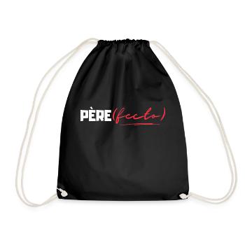 Père(fecto) cadeau papa - Sac de sport léger - noir - Devant