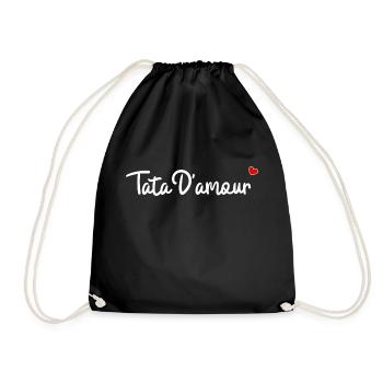 Tata d'amour - Sac de sport léger - noir - Devant