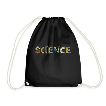 Wissenschaft Wissenschaft Wissenschaftler Physik Labor DNA - Turnbeutel - Schwarz - Vorne