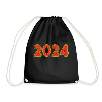 2024. ANNEE - Sac de sport léger - noir - Devant