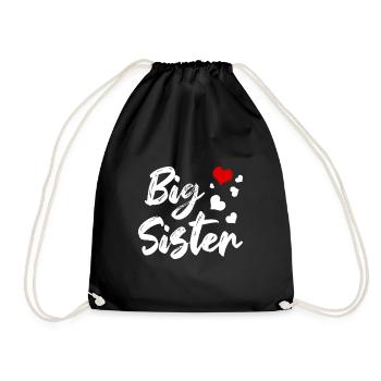 Grande Sœur Frères et sœurs Chérie - Sac de sport léger - noir - Devant