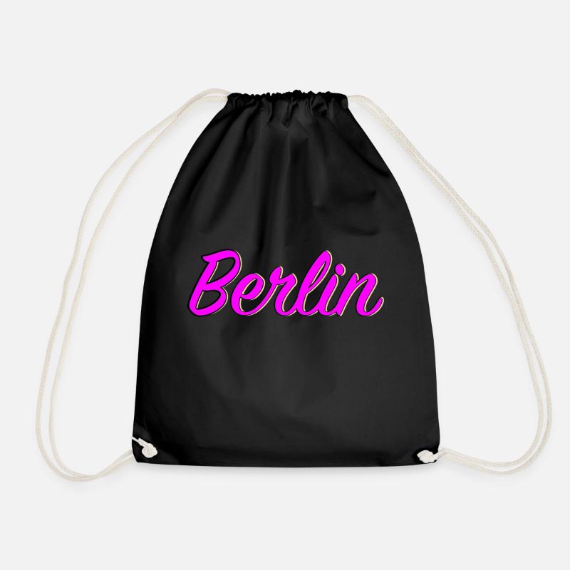 Berlin - Turnbeutel - Schwarz