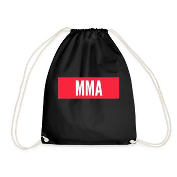 MMA - Drawstring Bag - black - Front