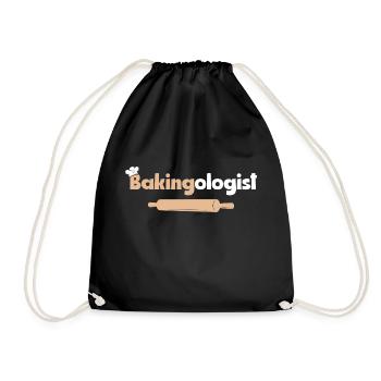 Bakingologist Baking Cake Cookie Pastry - Turnbeutel - Schwarz - Vorne