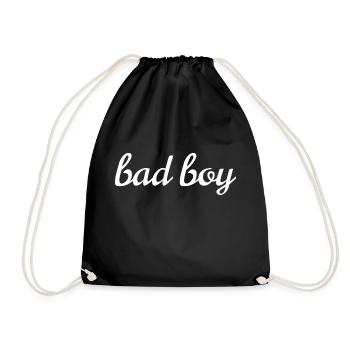 Bad Boy - Drawstring Bag - black - Front