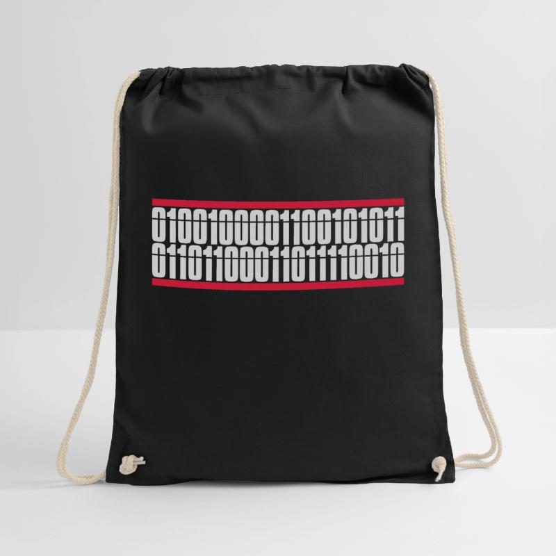 Langage de programme de code binaire Sac de sport léger
