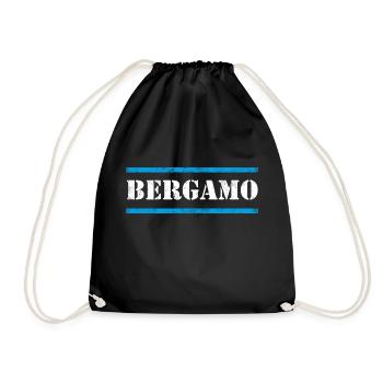 Bergamo - Turnbeutel - Schwarz - Vorne