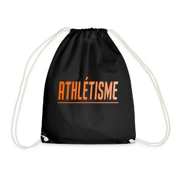 ATHLETISME ATHLETE COUREUR CADEAU SPORT - Sac de sport léger - noir - Devant