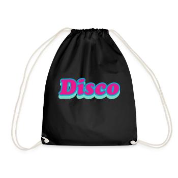 Disco - Turnbeutel - Schwarz - Vorne