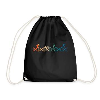 le rugby est dans mon ADN - Sac de sport léger - noir - Devant