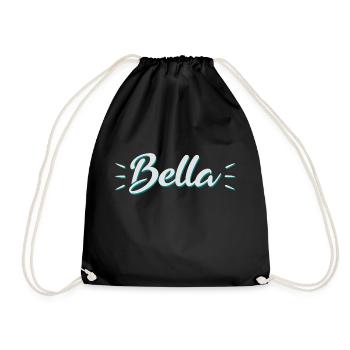 Bella - Turnbeutel - Schwarz - Vorne