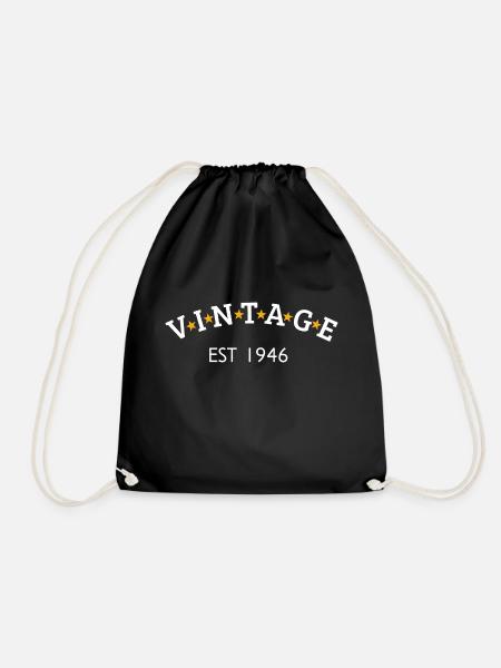 Vintage est 1946 - Sac de sport léger - noir