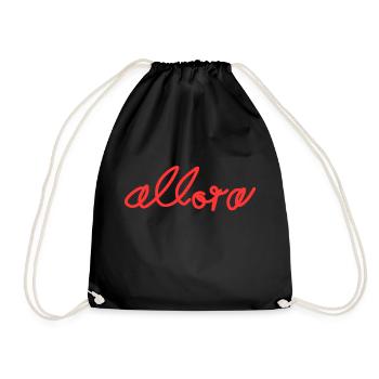 Allora - Drawstring Bag - black - Front