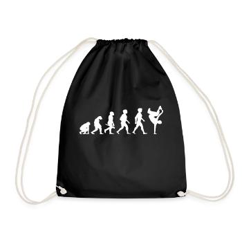 Evolution Breakdance Breaking Breakdancing Hip-Hop - Turnbeutel - Schwarz - Vorne