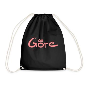 Göre - Turnbeutel - Schwarz - Vorne