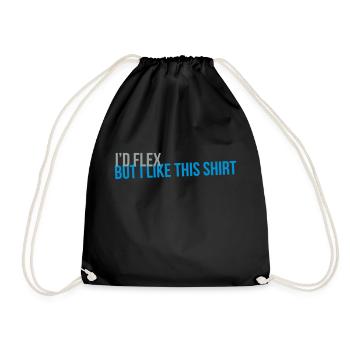 I like this shirt - Sac de sport léger - noir - Devant