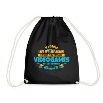 Je jouerais toujours autant. - Sac de sport léger - noir - Devant