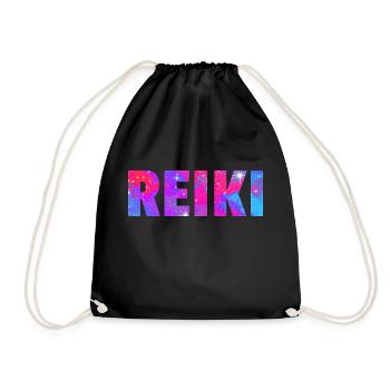 Reiki Reiki Practitioner Energy Healing - Drawstring Bag - black - Front