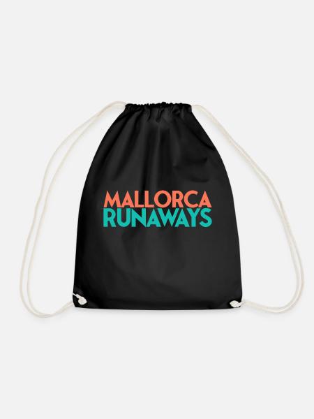 mallorca runaways - Turnbeutel - Schwarz