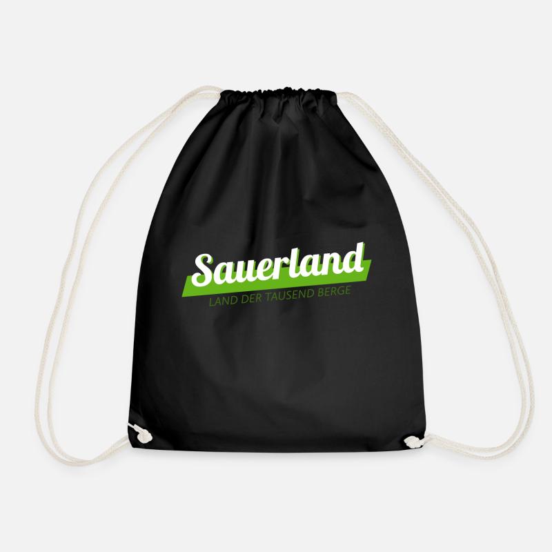 Sauerland Design - Turnbeutel - Schwarz
