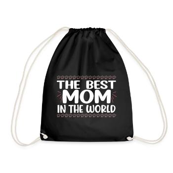 La meilleure maman du monde - Sac de sport léger - noir - Devant