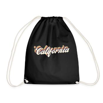 California vintage - Sac de sport léger - noir - Devant