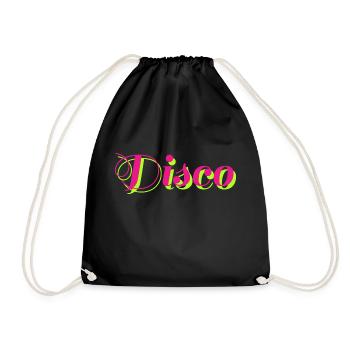 Disco - Turnbeutel - Schwarz - Vorne