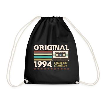 Cassette 29e anniversaire décembre Vintage 1994 - Sac de sport léger - noir - Devant