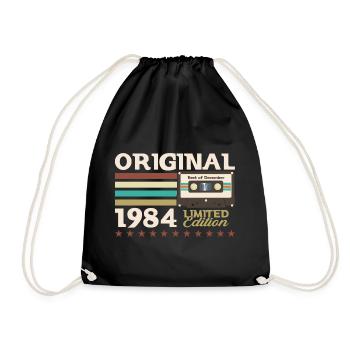 Cassette 39e anniversaire décembre 1984 - Sac de sport léger - noir - Devant