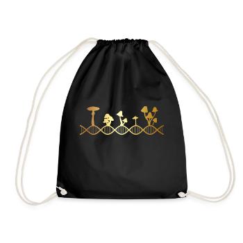 Le champignon est dans mon ADN - Sac de sport léger - noir - Devant