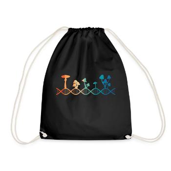 Le champignon est dans mon ADN - Sac de sport léger - noir - Devant