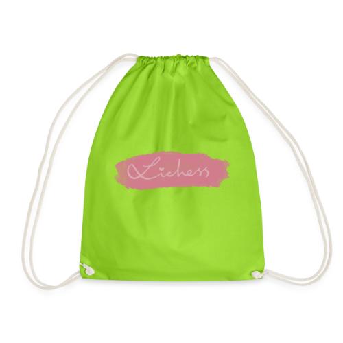 pink lichess - Drawstring Bag