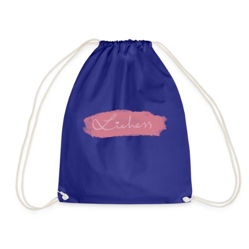 pink lichess - Drawstring Bag