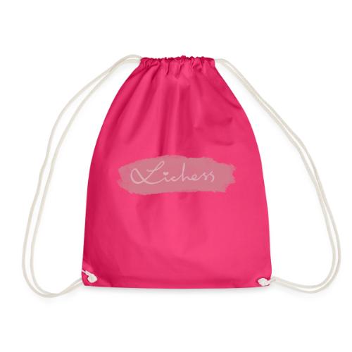 pink lichess - Drawstring Bag