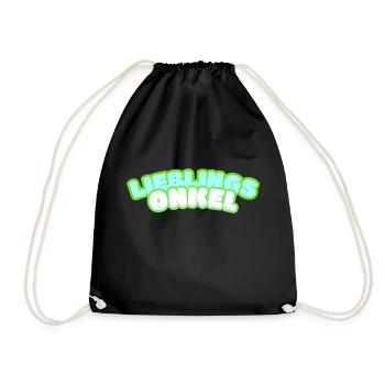 Oncle préféré - Oncle - Sac de sport léger - noir - Devant