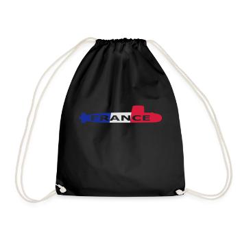 sous marin France - Sac de sport léger - noir - Devant