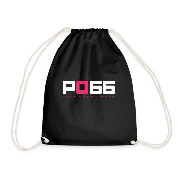 PO66 rose et Blanc - Catalunya touch - Sac de sport léger - noir - Devant
