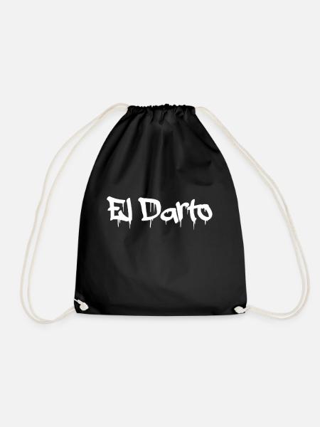 El darto - Drawstring Bag - black