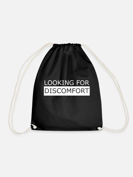 DISCOMFORT BLACK - Turnbeutel - Schwarz
