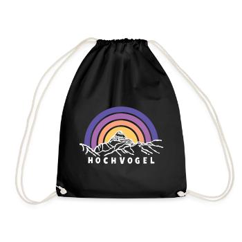 Hochvogel Berg Allgäu Bavière Randonnée Souvenir - Sac de sport léger - noir - Devant