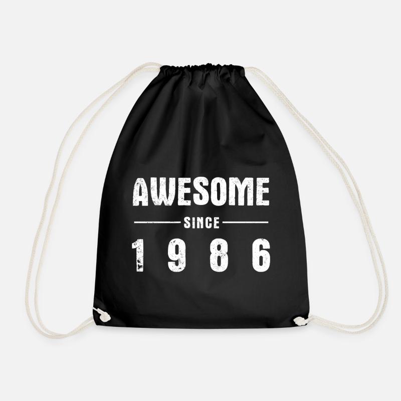 Awesome -since- 1986 - Turnbeutel - Schwarz