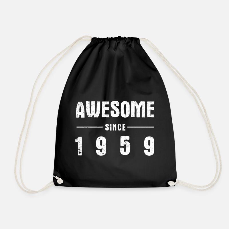 Awesome -since- 1959 - Turnbeutel - Schwarz
