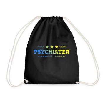 Psychiater Beruf - Turnbeutel - Schwarz - Vorne