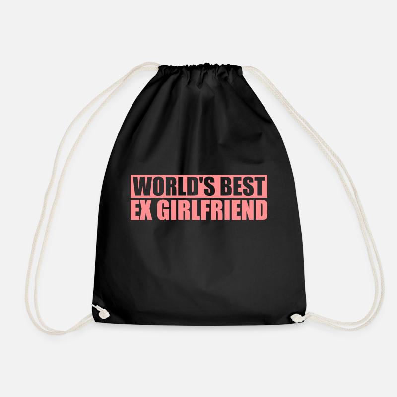 worlds best ex girlfriend - Turnbeutel - Schwarz