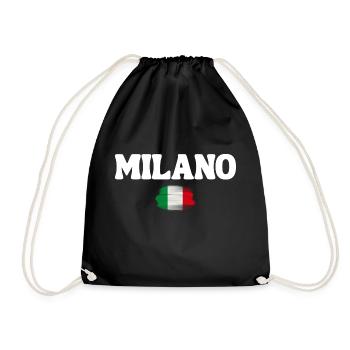 Milano Mailand Milan Italia - Sac de sport léger - noir - Devant